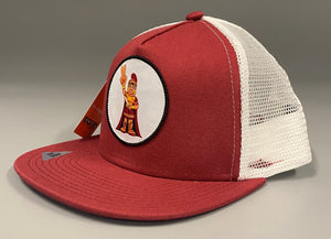 Kids Trojan Alphabet Trucker Hat - Cardinal